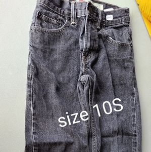 Boys size 10S black Levi jeans